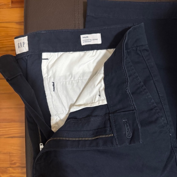 Men’s Blue Khaki Pants (34x28) | Gap Essential Khakis - Picture 6 of 7